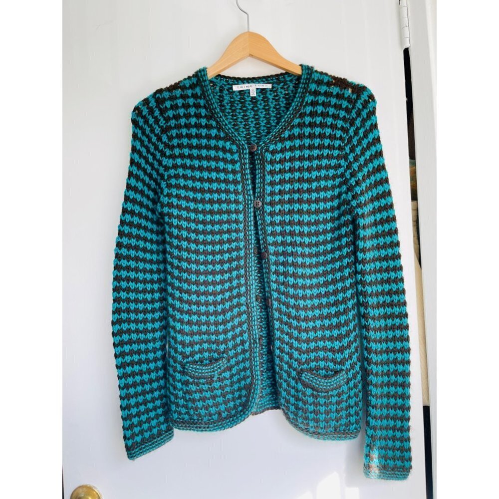Trina Turk Alpaca Blend Knit Sweater Size S/M